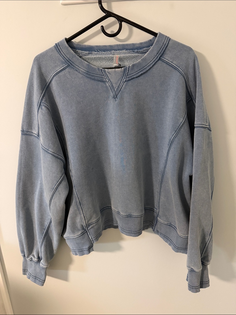 Free People Movement Intercept - Denim Blue Mineral Wash - Size L